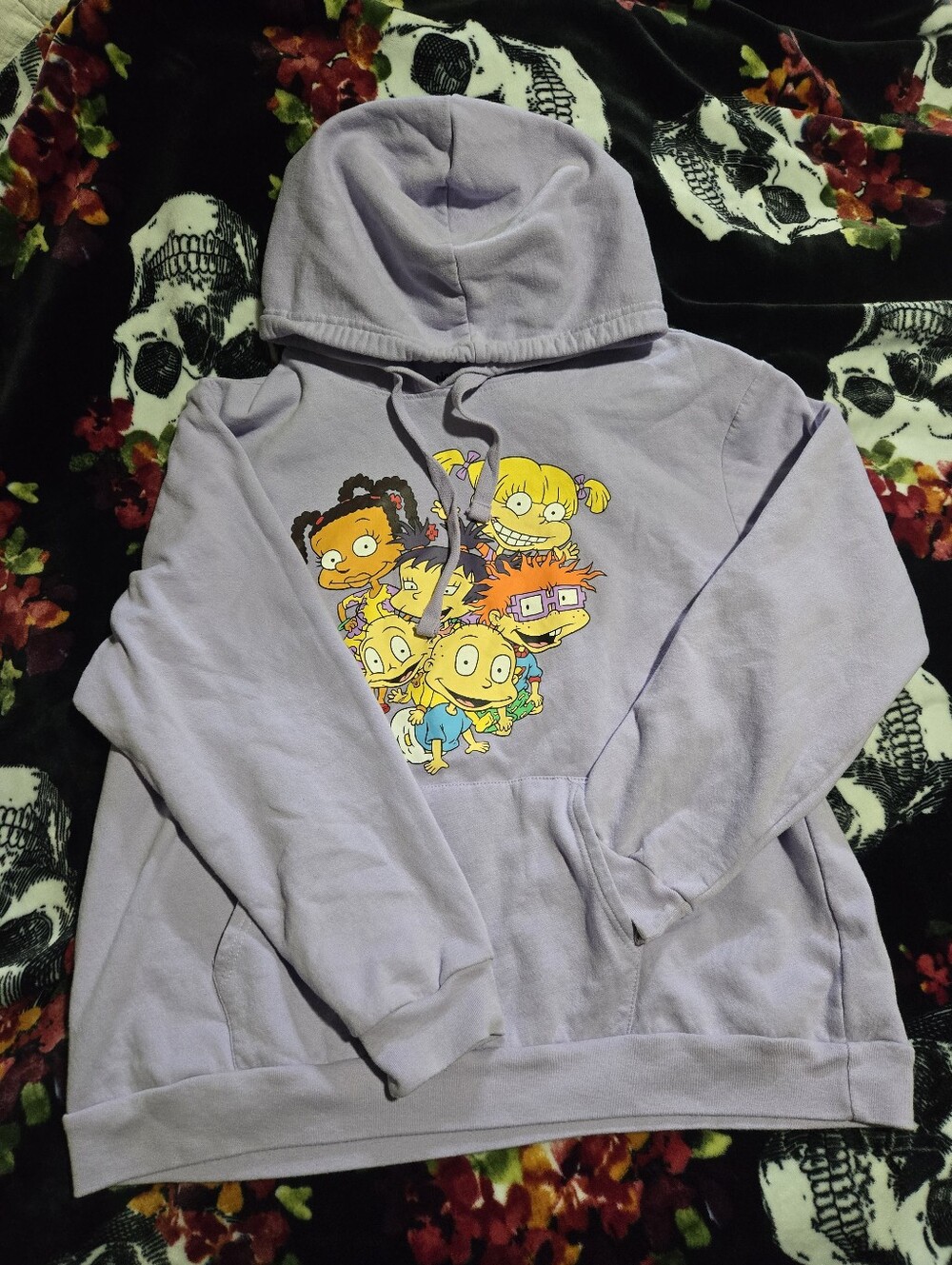 Nickelodeon Lavender Cartoon Crewneck Pullover Hoodie Sz 3x
